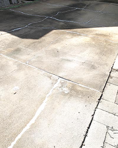 Repaired Driveway Repaired Driveway 400 x 500